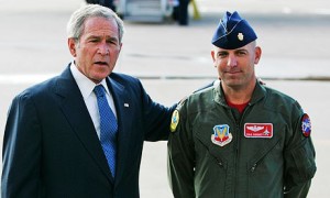 President G. Bush and Major Dan Rooney